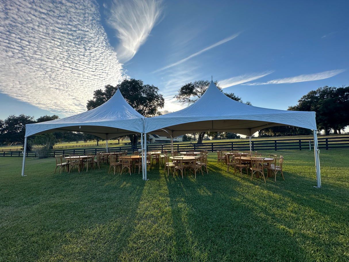 20' x 20' High Peak Frame Tent