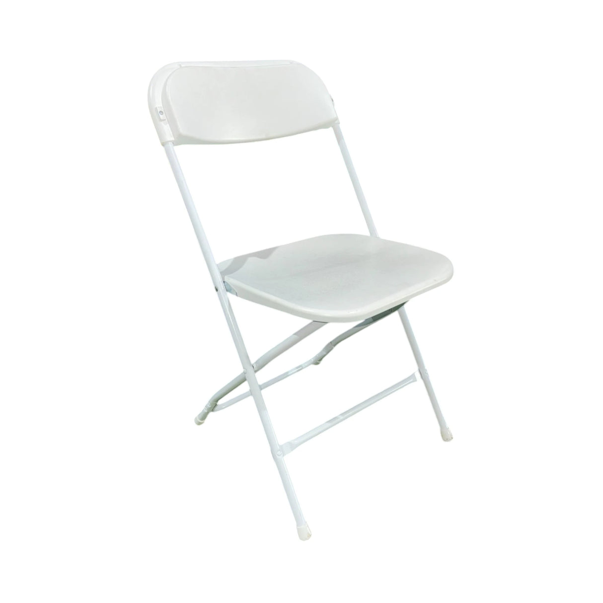 HD Pro White Plastic Folding Chair