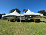 20' x 20' High Peak Cross Cable Tent