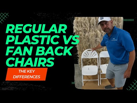 HD Pro White Plastic Folding Chair